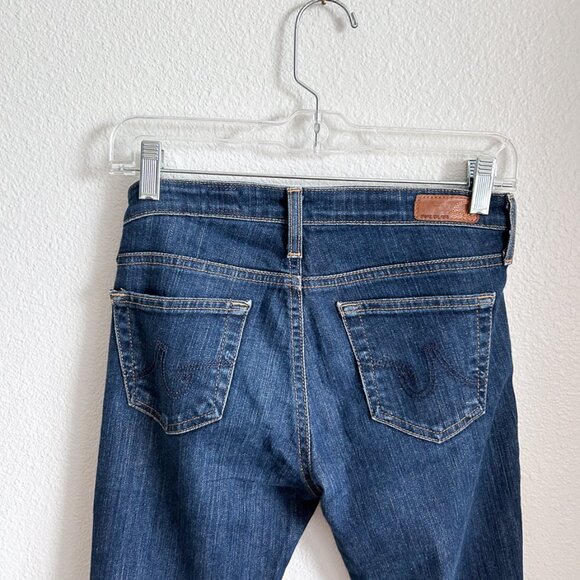 AG Adriano Goldschmied "The Stilt" Cigarette Dark Denim Skinny Jeans - Picture 5 of 8